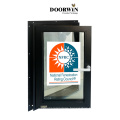 US certified and Australia certified  with high acoustic and heat insulated aluminium Ultra-Narrow Fram casement window